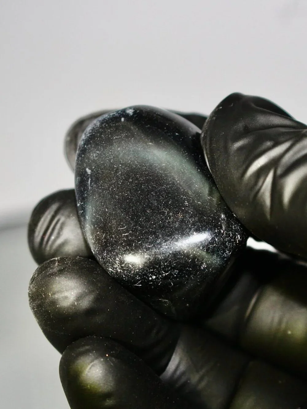 22.7g Old Stock Rainbow Obsidian Polished Davis Creek California Rare Stone Rock